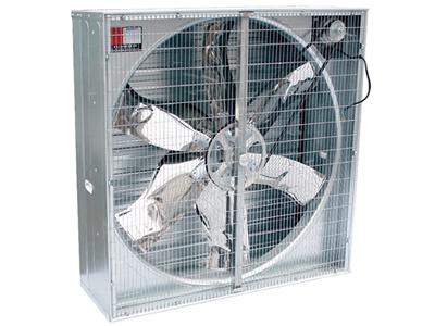 Осевой вытяжной вентилятор с жалюзи, модель DJF